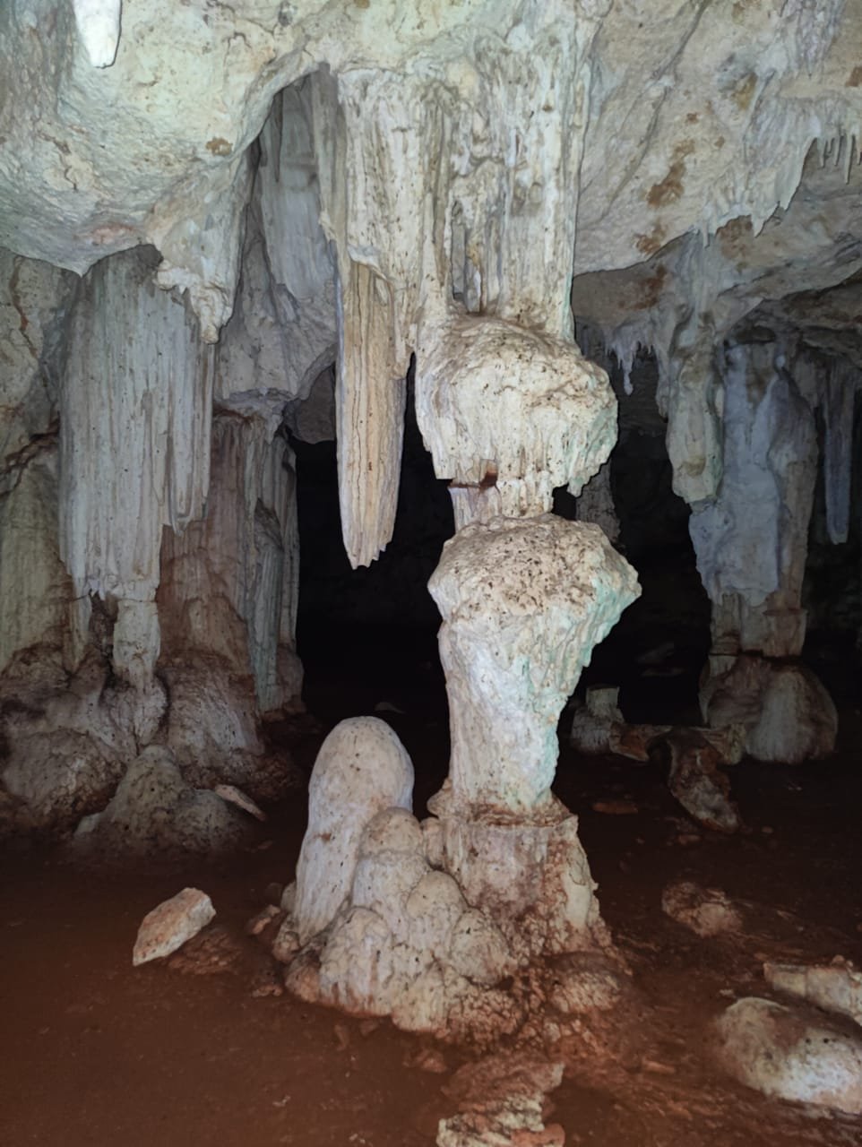 Cave with stalactites near Guajimico