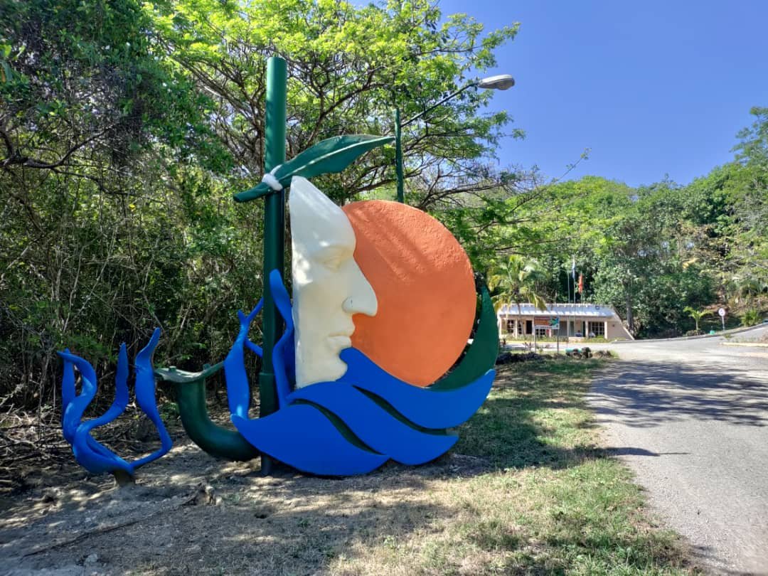 Guajimico landmark sign